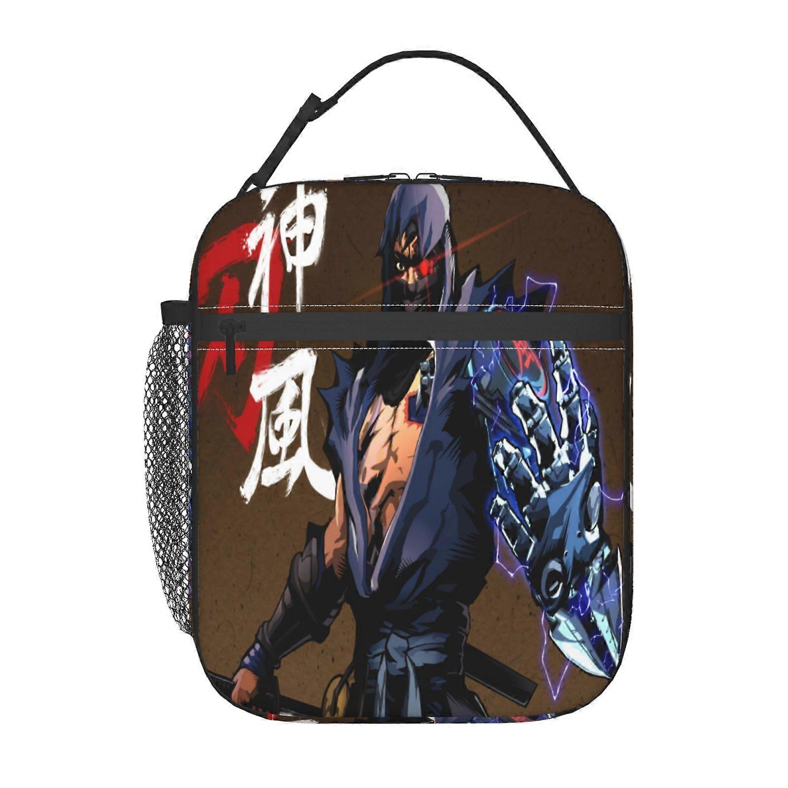 u222 YAIBA Lunch Bag Collapsible Silicone Model, Space-Saving When Empty, Stands Upright When Filled i222