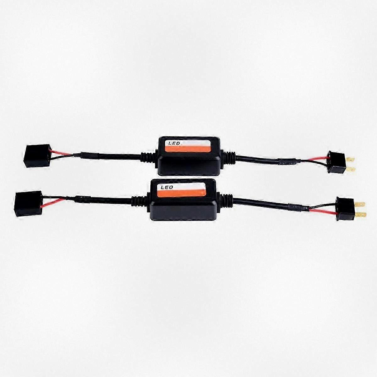 2 Pack H7 Automotive Load Resistor Error Eliminator LED Decoder for Canbus Wireless Lighting Adapters