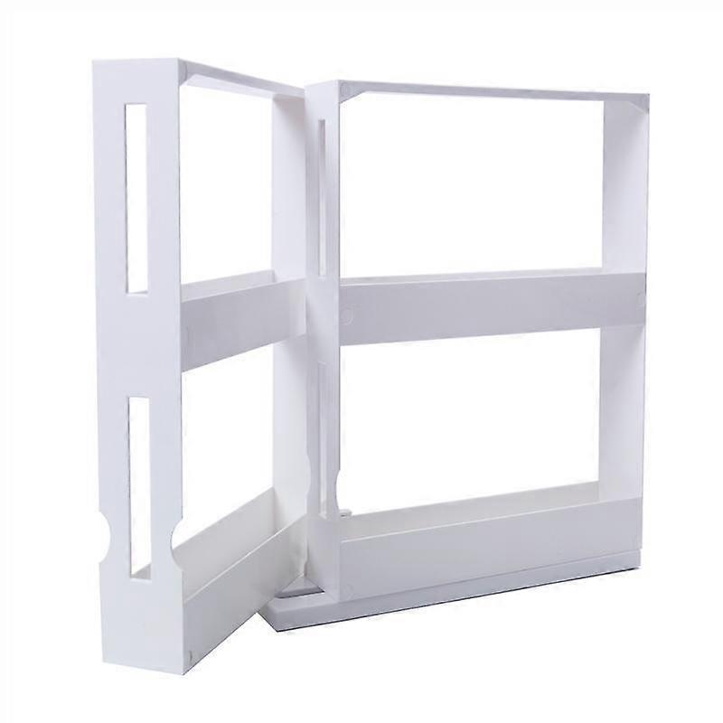 2 Tier Spice Rack Extendable Kitchen Storage Rack Spice Jars Organiser, Rotating Spice Rack, Multifunctional Storage Rack