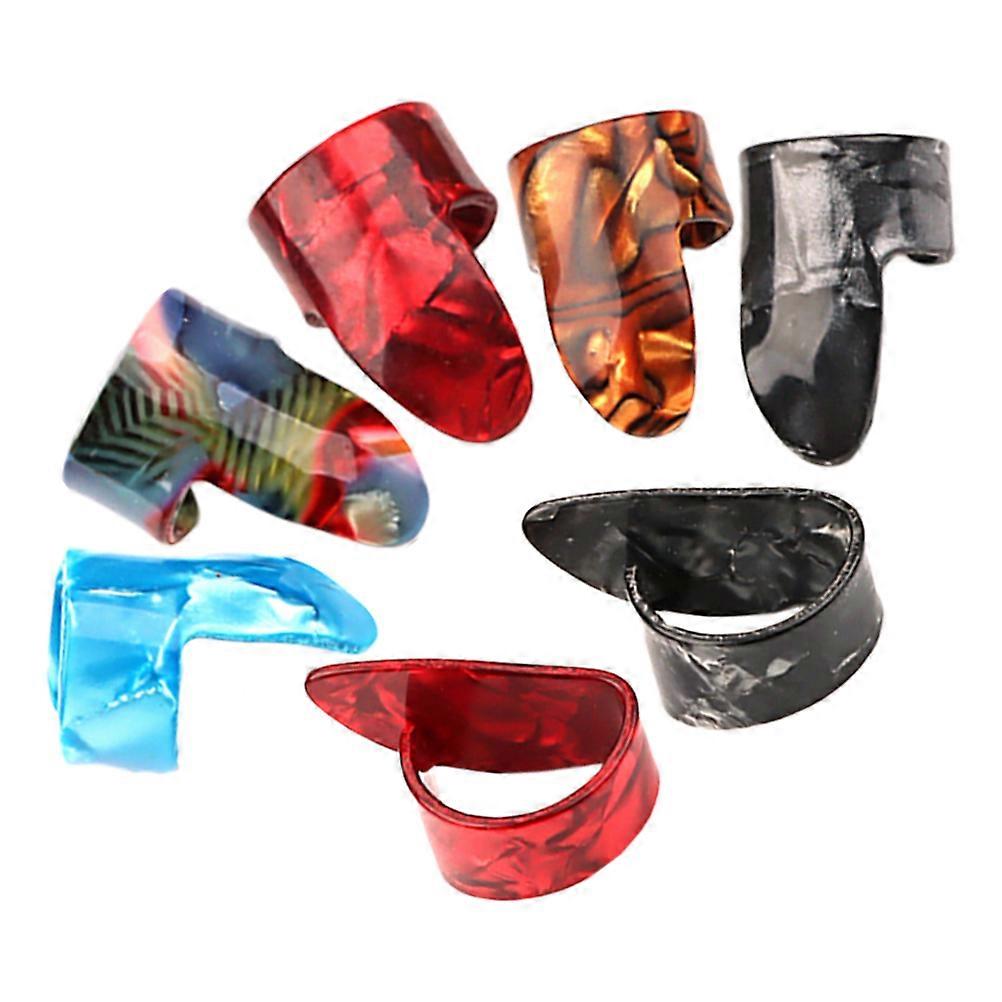 Plastic Finger Picks Collection, Ideal for Guitarists, Ensures Consistent Performance