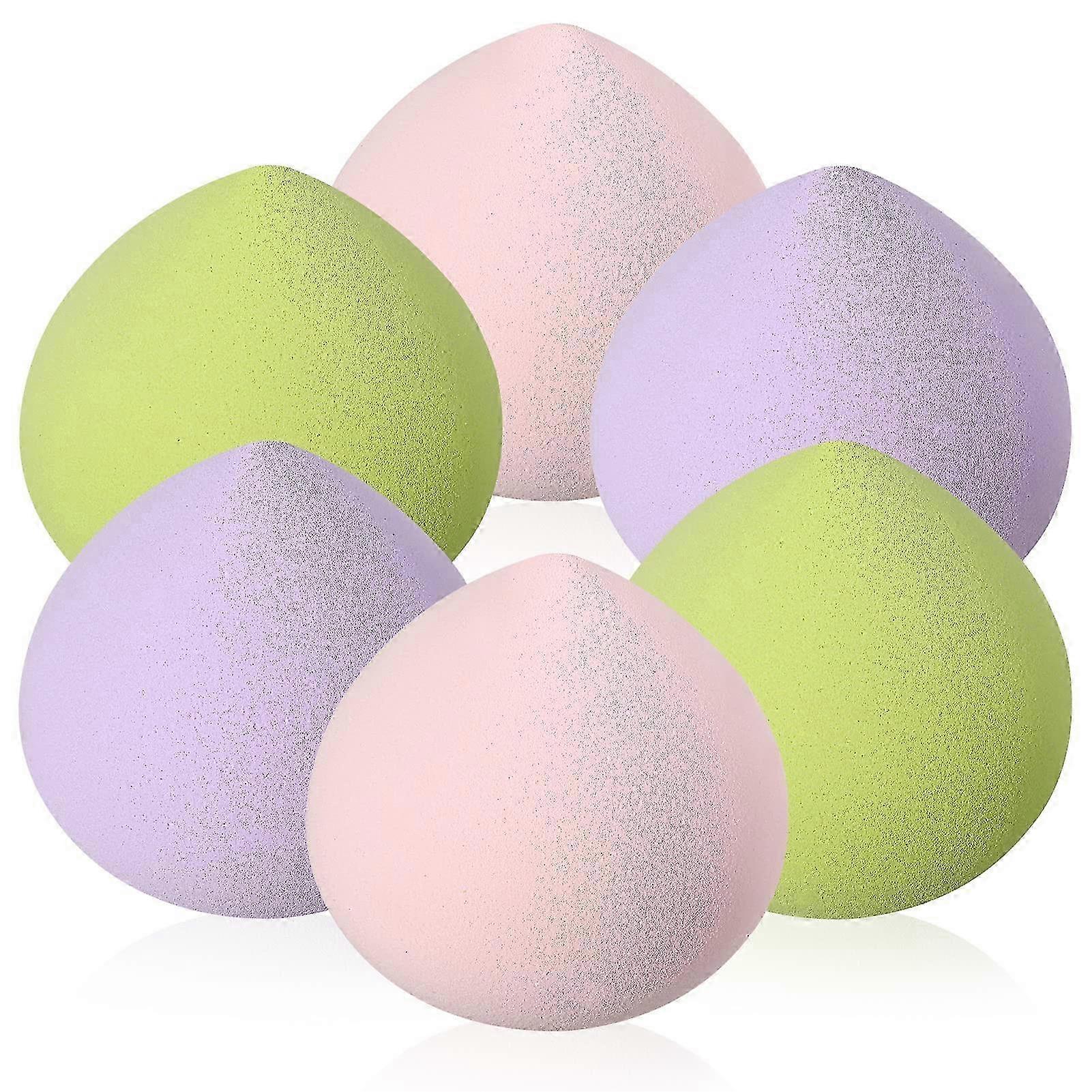 6 Pcs  Makeup Sponge,Ultra Soft  Makeup Foundation Sponge SZRH