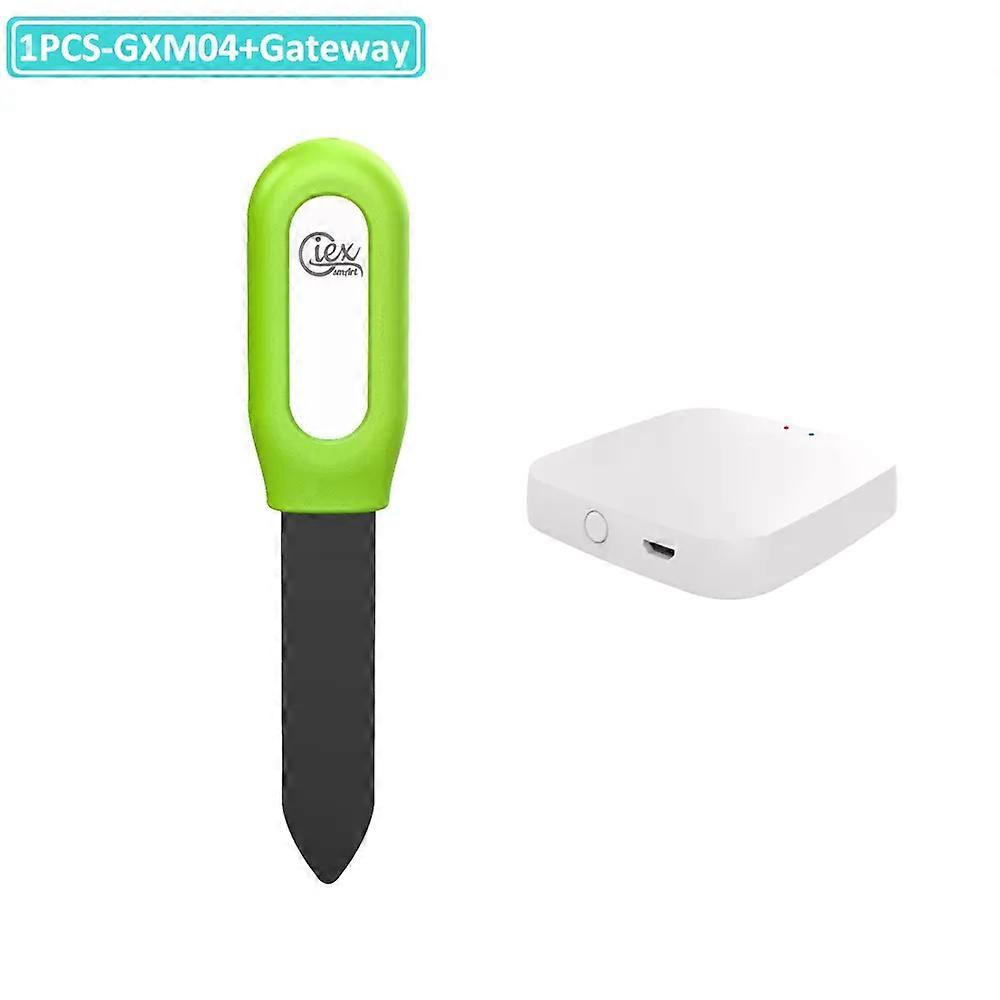 WiFi & Capacitive Soil Moisture Sensor, Plant moisture meter Temperature Tester Compatible with TUYA
