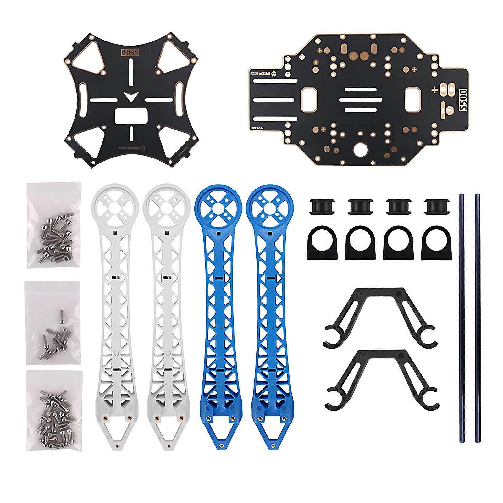 Four Axis Aircraft S500 Rack SK500 4-Axis Quadcopter Boom Arm DIY Assembly Set for F450 Upgraded Version Multicolor