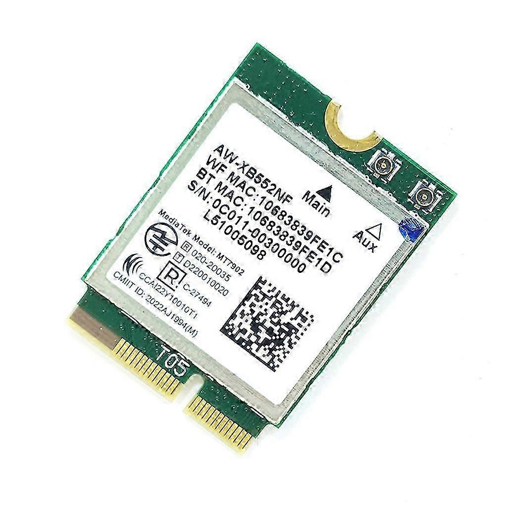 Wifi 6e Networking Card Mt7902 Aw-xb552nf 2.4g/5g/6g 2400mbps Bt5.2 Cnvi