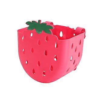Childrens Bicycles Basket Adjustable Plastic Tricycle Basket Bicycles Front Handlebar Basket for Kids, Toddlers