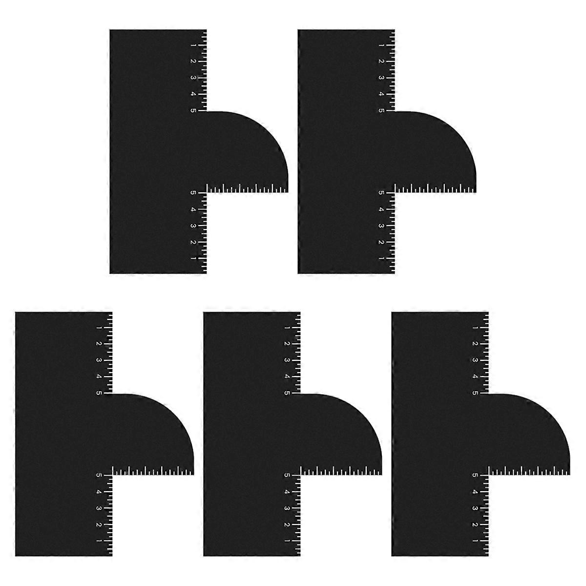 Enhancement Card for Barbers with Measurement Indicators Barber Hairline Shaping Tool and Color Spr