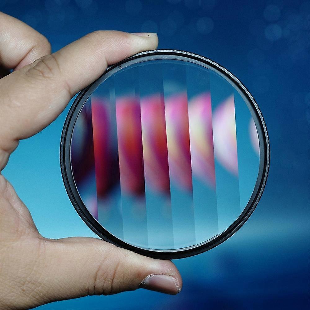 Foreground Blur Linear Prism Camera Filter Accessories 77mm