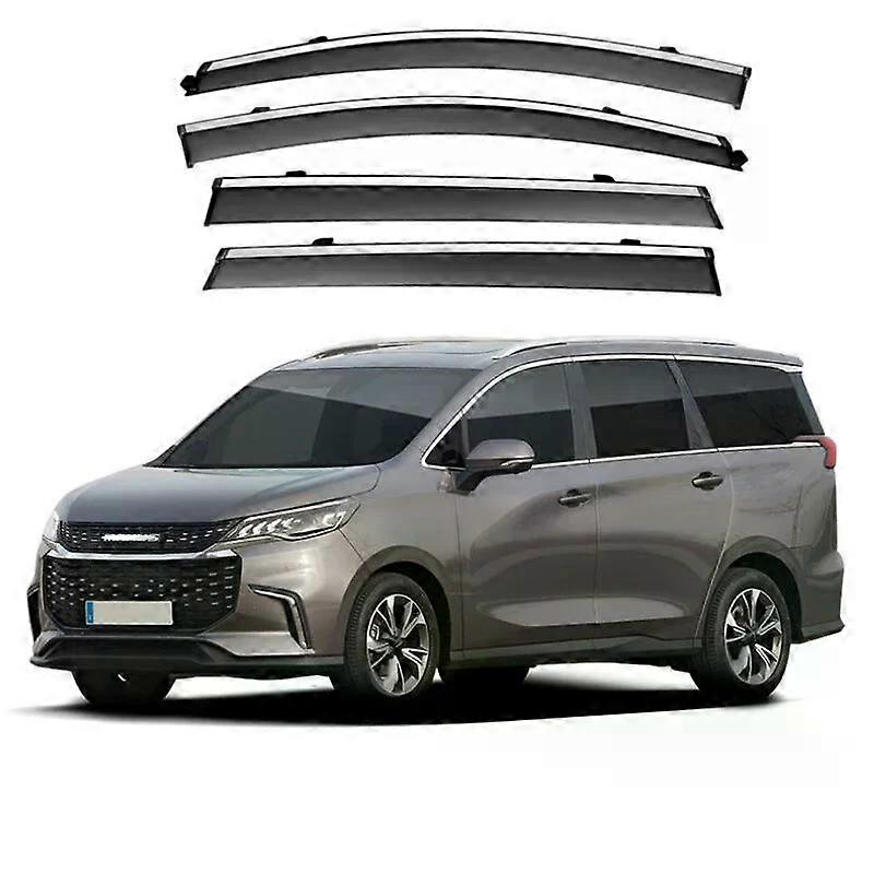 Tillämplig sidofönsterdeflektor Markis och skydd Fönstervisir Regnögonbrynsskydd för Maxus Euniq 5 G50 2019 2020 2021 2022