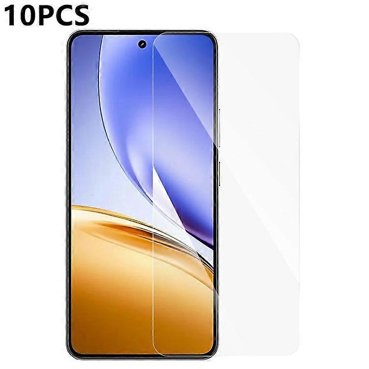 Realme 14 5Gスクリーンプロテクター0.26mm2.5D高アルミニウムシリコンガラスフィルムに対応したRURIHAI 10個