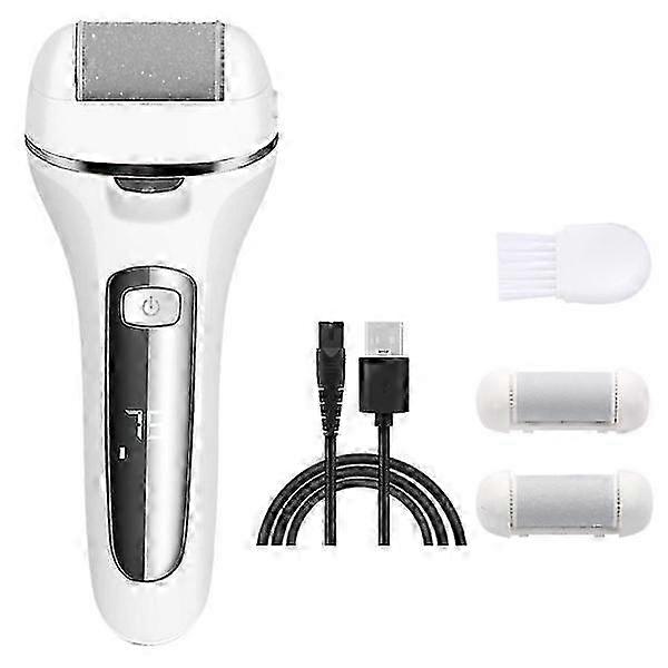Rechargeable Waterproof Electric Foot Scrubber and Pedicure Tool Set, Ideal for Use with Various Foot Care Needs