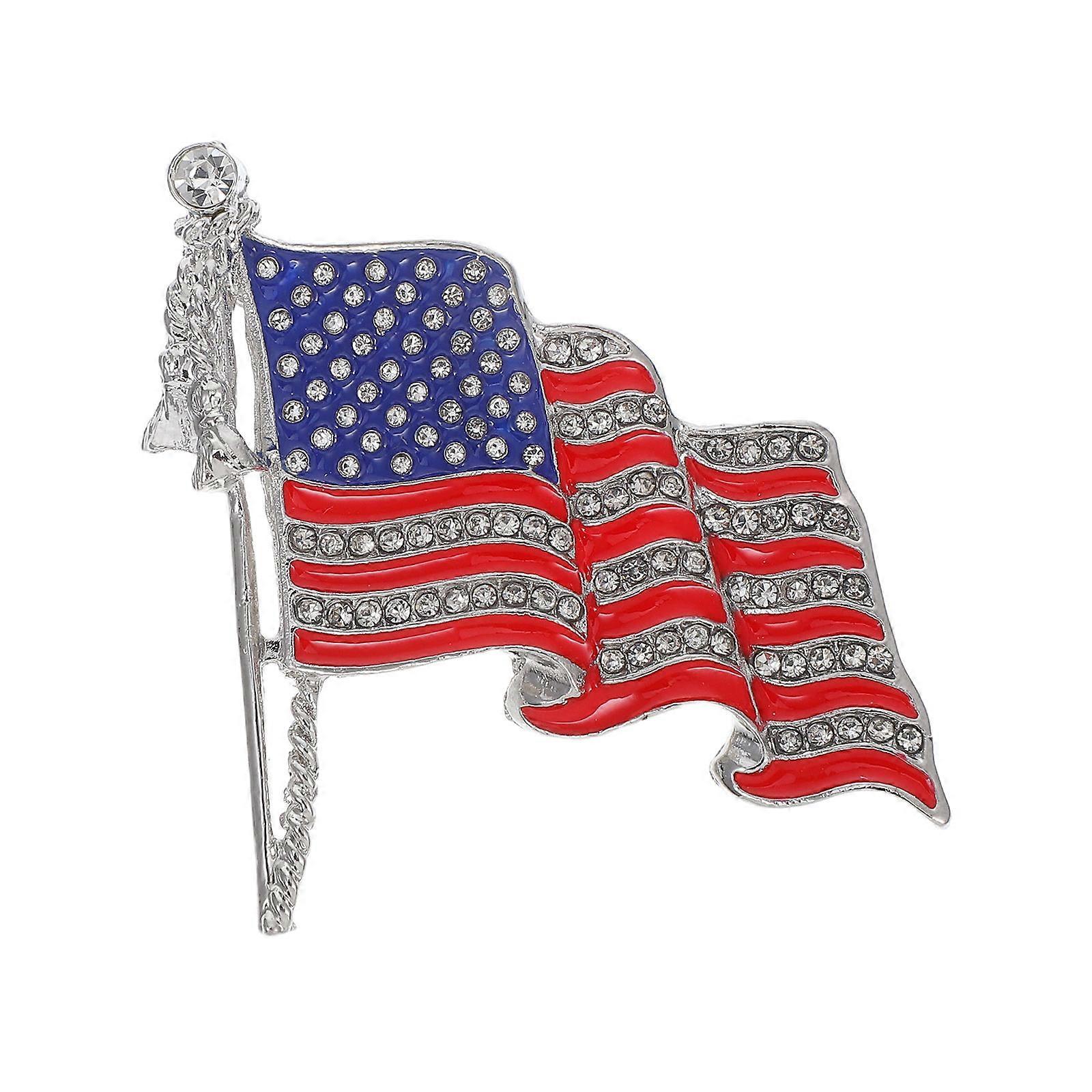 Flag Brooch, Versatile Decoration for Outfits and Accessories