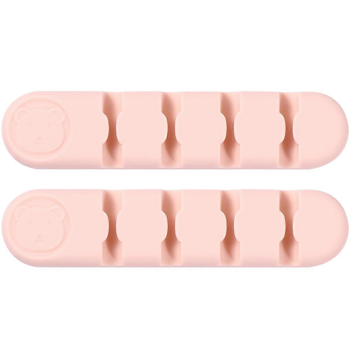 Silicone Adhesive Cable Manager for Simplified Desk Organization