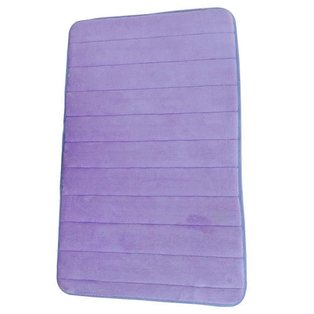 Thick Coral Fleece Memory Foam Door Mat – Super Absorbent, Washable, Non Slip Floor Mat for Bathroom, Kitchen, and Living Areas – Quick Dry Surface,