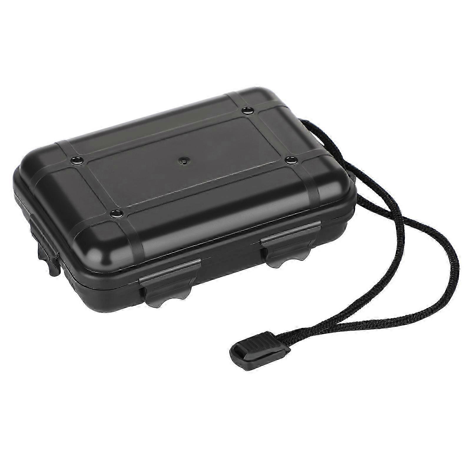 2025 Black Water-Resistant Storage Box 50g