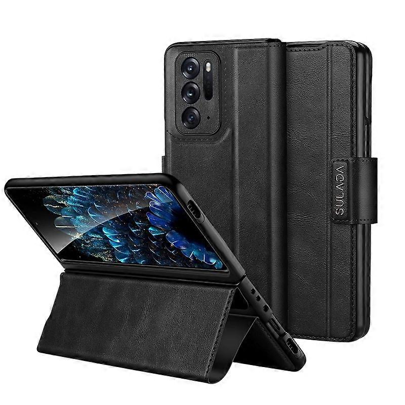 SULADA All-inclusive Magnetic Snap Flip Leather Phone Case