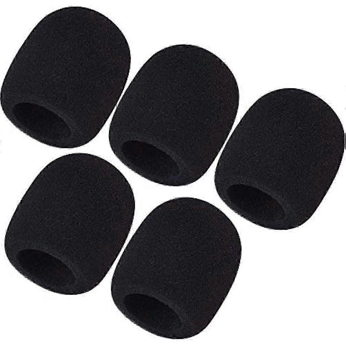 5 Pack Foam Mic Cover for Handheld Microphone Windscreen (5 Pcs)