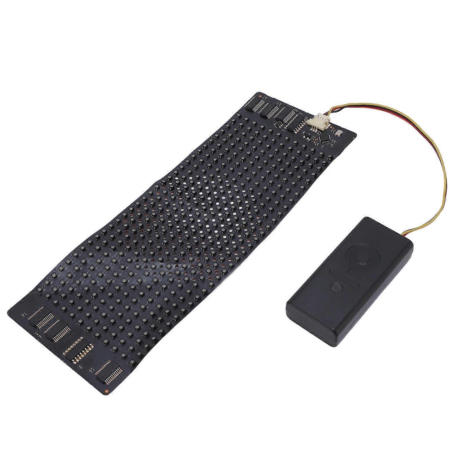 Programmable LED Sign, Flexible Display 12x32 Resolution APP Control HD Full Color LED Screen