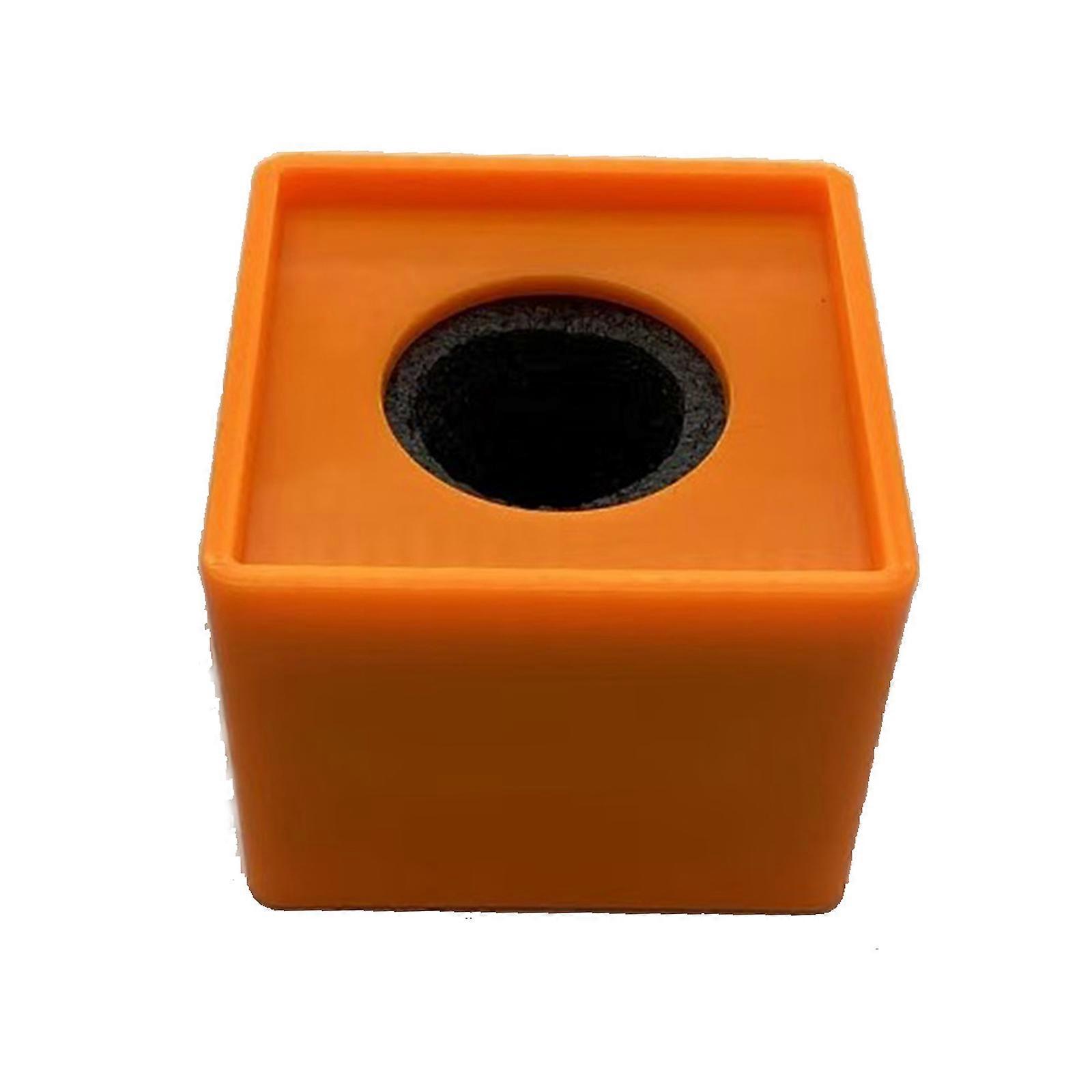Professional Mic Station Base Portable Square Block Anti Scratch Multiple Color Selection for Streaming Setups  O range
