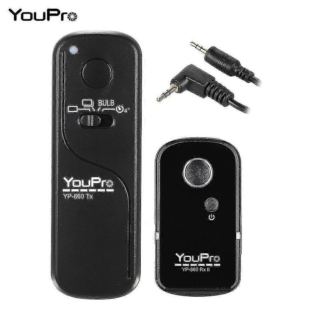 Youpro Yp-860 E3 2.4g Wireless Remote Control Shutter Release Transmitter Receiver 16 Channels For Canon 550d 600d 650d 700d 760d 750d 70d 7d2 60d 110