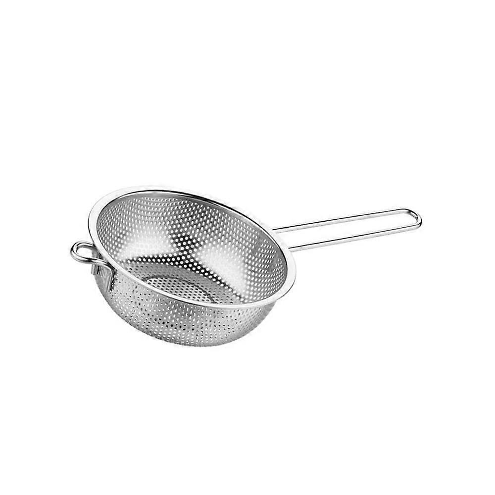 Frying Basket Strainer - Stainless Steel Mesh Kitchen Spoon, Rice and Vegetable Strainer with Handle, Cooking Utensils