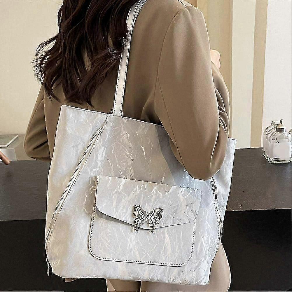 Large Capacity Single Shoulder Bag Tote Bag Commuting Multifunctional