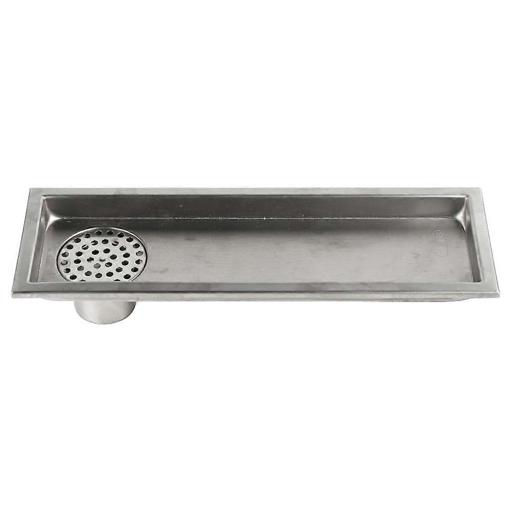 High Flow Stainless Steel Rectangular Shower Floor Drain, Bathroom Drainage Channel (Side Drain)
