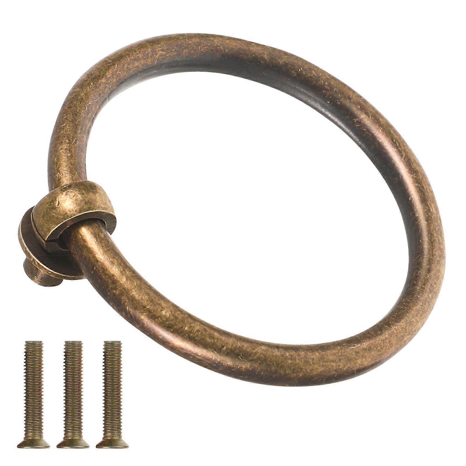 Drawer Handle Parts Cabinet Ring Handles for Furniture Makers Cupboards Wear-Resistant 1Pack