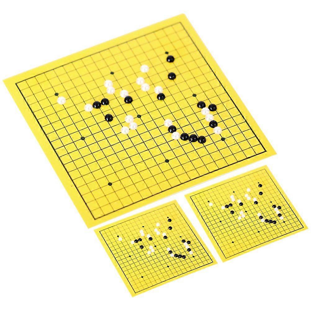 3 Sets Miniature Chess Set Miniature Chess with Chess Board Miniature House Decoration
