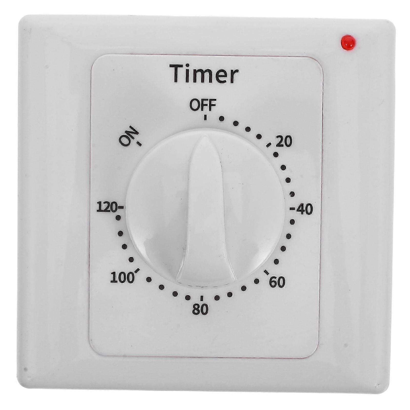 Electric Outlet Timer Timer Switch Countdown Timer For Electrical Devices Living Room 3.4X3.4X1.6in On Off Scheduling 1Pack