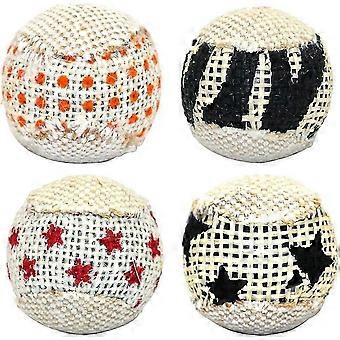 4pcs 5CM Katze Spielzeug Kätzchen Katze Kratzball spielen Scratch Spielzeug