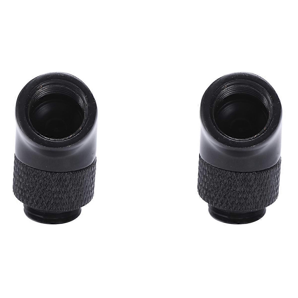 G1/4 Screw Thread 45 Degree Elbow Rotary Brass- Adapter Male To Female Connector Fitting Computer Pc