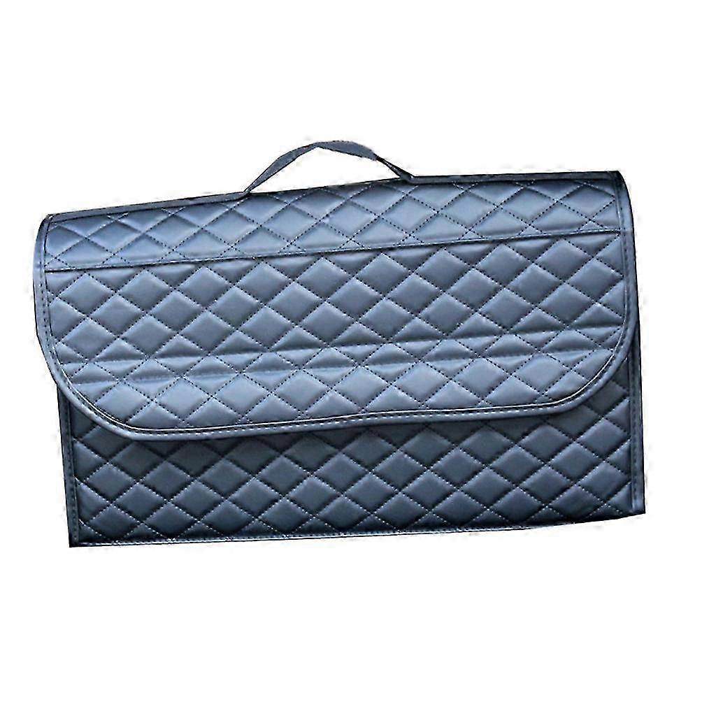 Car Trunk Organizer Box Foldable PU Car Storage Bin Collapsible For Vehicle , with Cover SZRH A-M