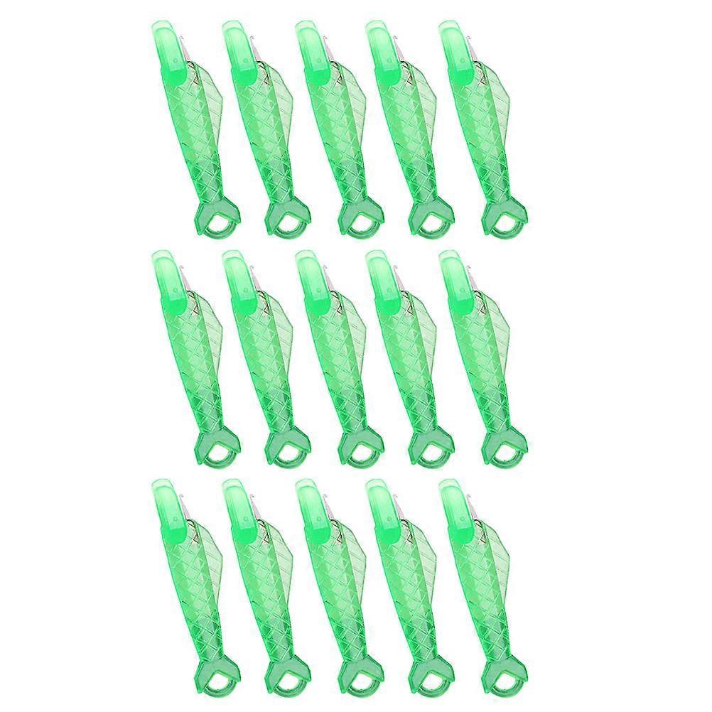 Sewing Needle Threader for Machine Plastic Green 50pcs Fits All Types Small Tools