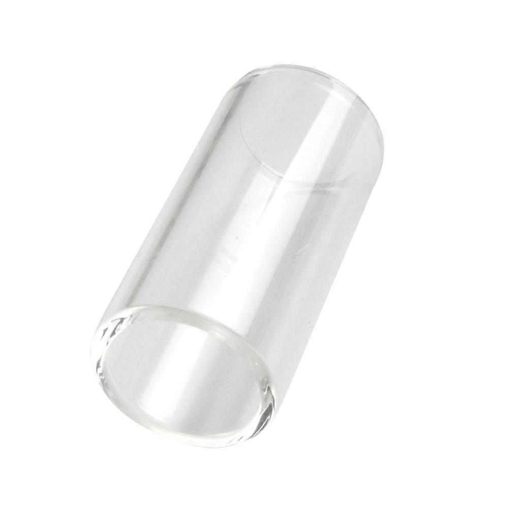 Finger Sliders Guitar Slide Glass for Country Jazz Blues Stringed Instruments Smooth String .1cm White 1Pcs