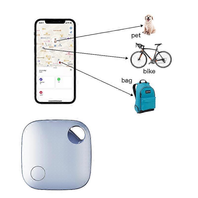 Mini GPS Tracker - Real-Time Tracking, App without Subscription, IP65 Waterproof for Phone, Wallet, Key