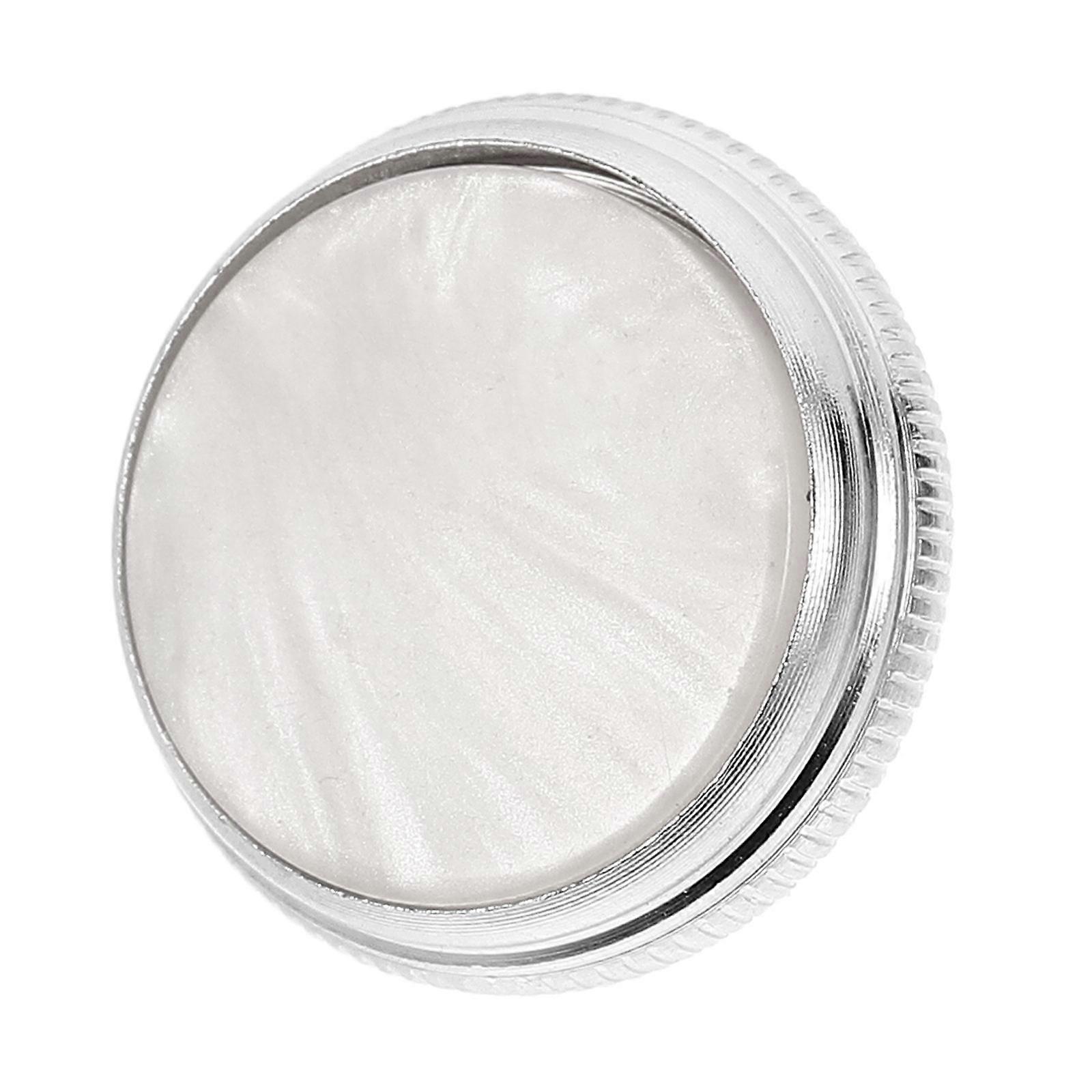 White Shell Trumpet Piston Button Snap Cover Durable Copper Replacement Accessory for Musicians