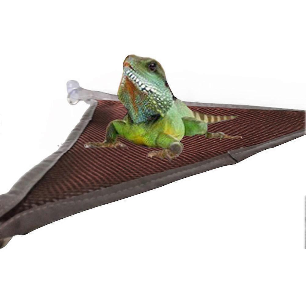 Hanging Reptile Bed Pet Hammock Reptile Hanging Sleeping Bed Stairs Use 33x33cm Safety 2Set