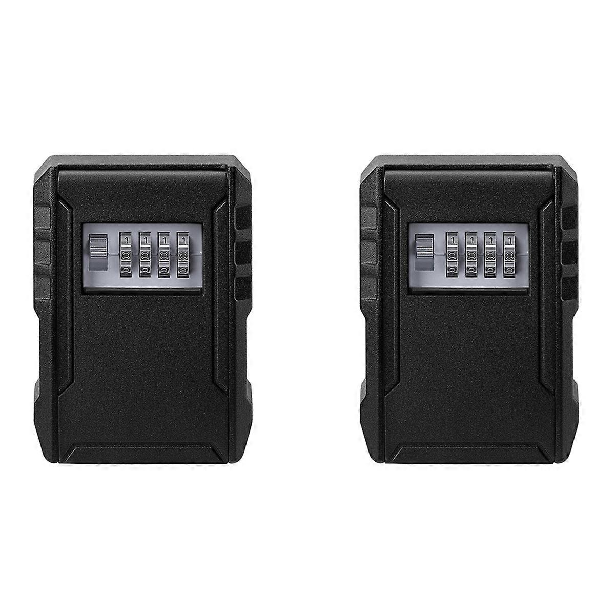 Metal Password Key Box Wall Mounted 4 Digits Password Storage Box