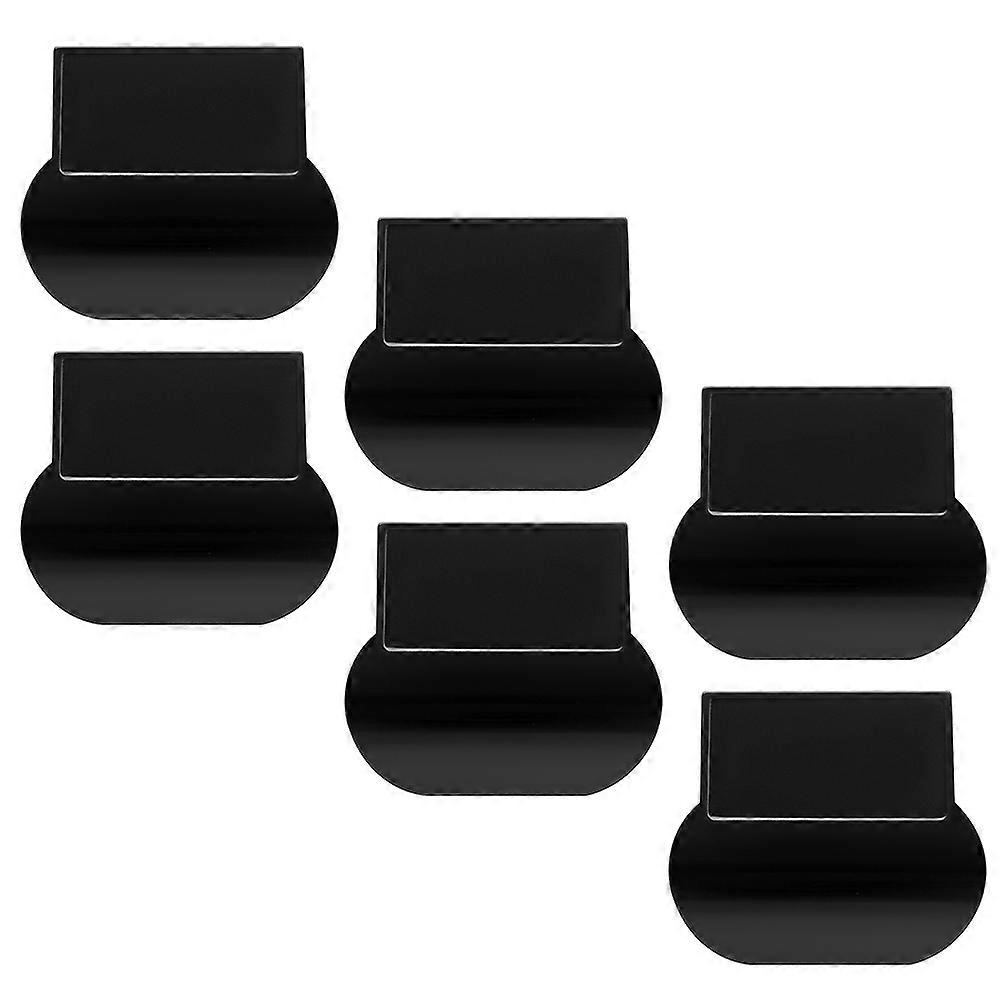 Practical and Durable Toilet Lid Lifter with Excellent PC Material for Home Bathroom Use Black 6pcs