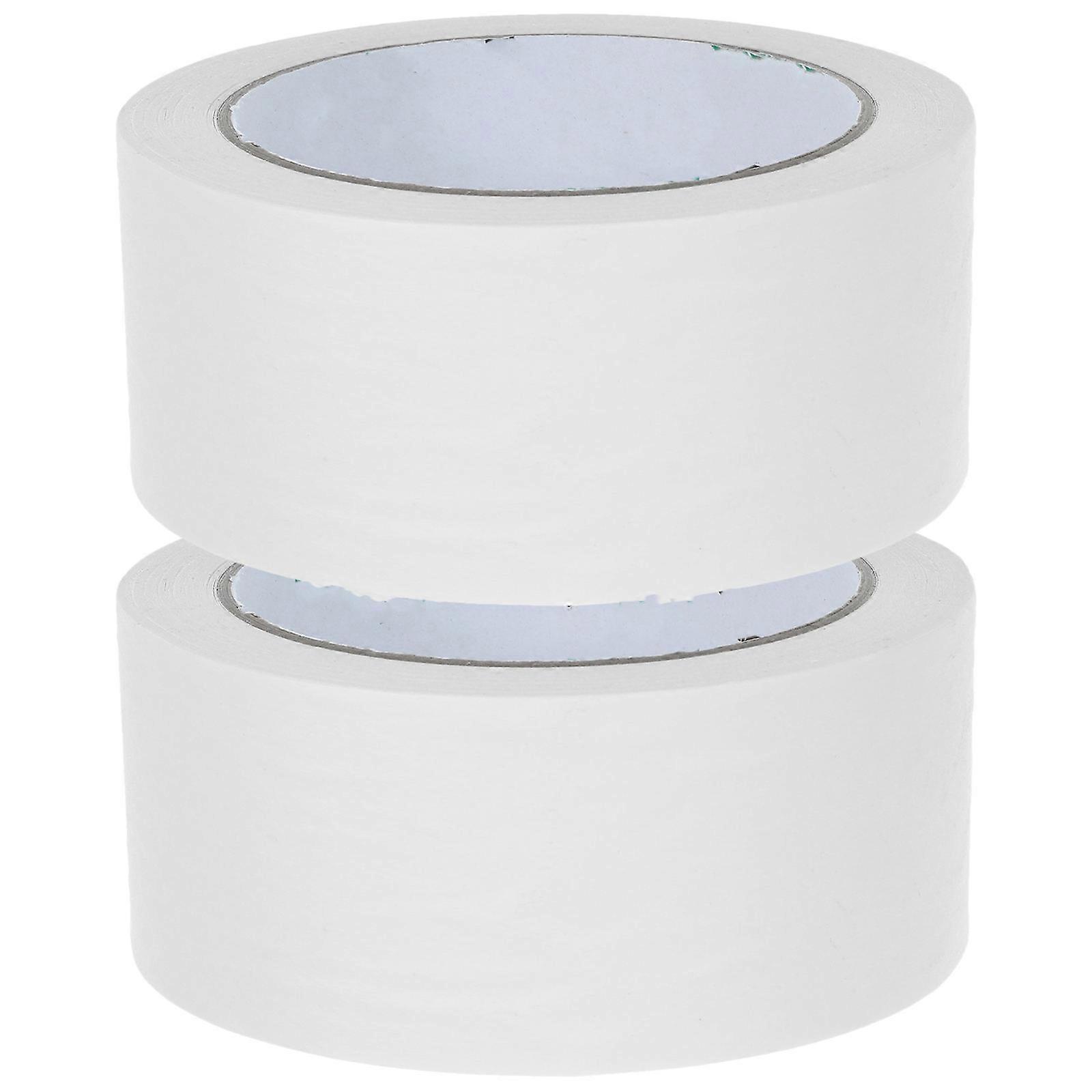 White Writable Paper Tape Writable Kraft Sealing Tape Daily 3000.00X4.50X0.01CM Sealing 2 Rolls