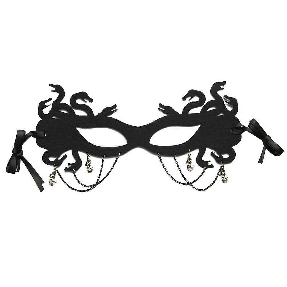 Halloween Scary Mask Half Face Masquerade Costume Accessory Assorted Color 25.4X14X0.5CM Face Covering 1Pack