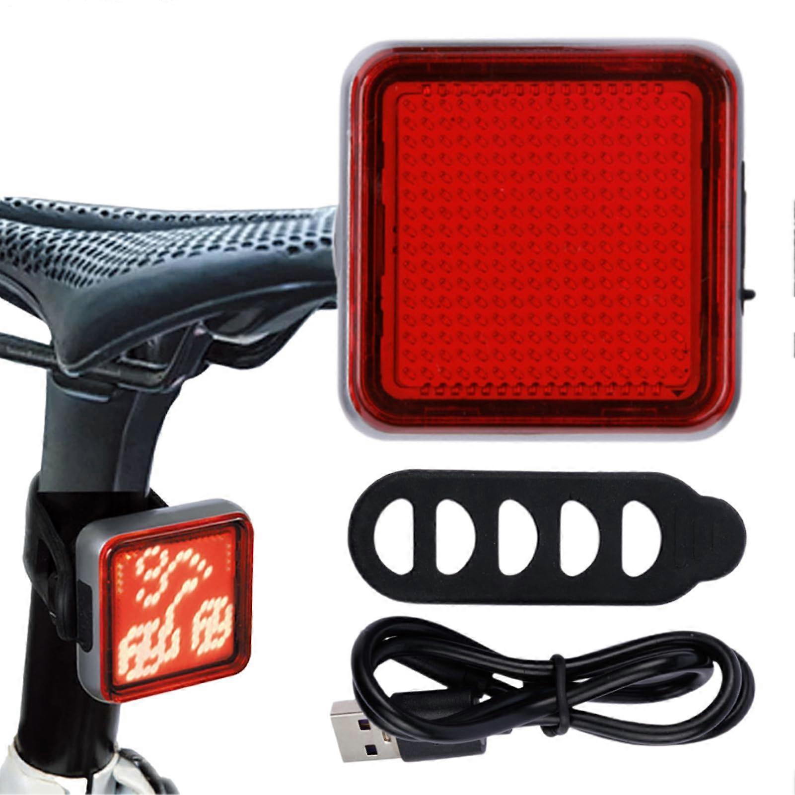 Bicycle Rear Light, Electric, Waterproof, High Brightness, Safety Accessory for Women Cyclists, Compact Design