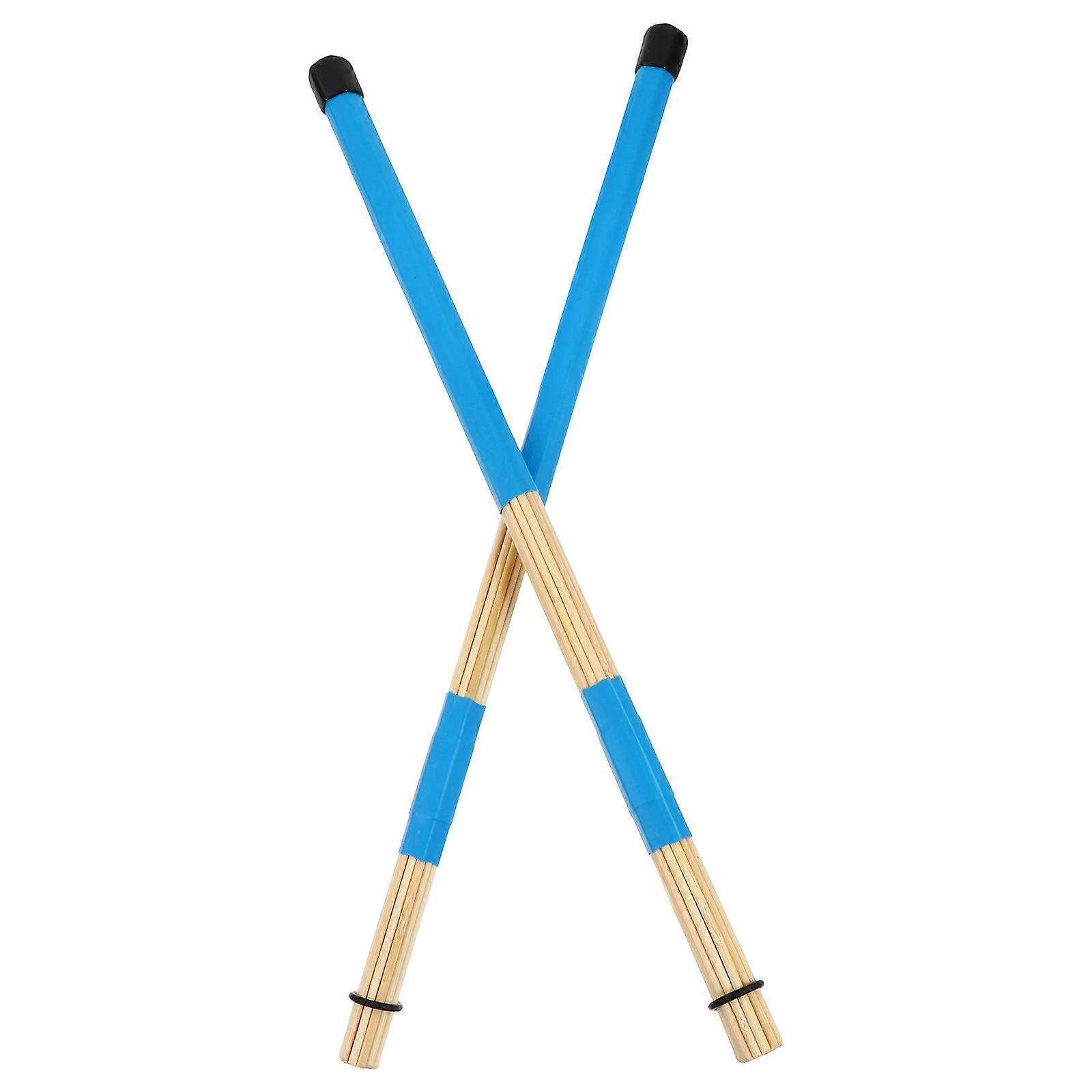 Drum Rods Sticks Bamboo Sticks Durable Design Non-Skid Comfortable Grip For Music Practice 1Pair