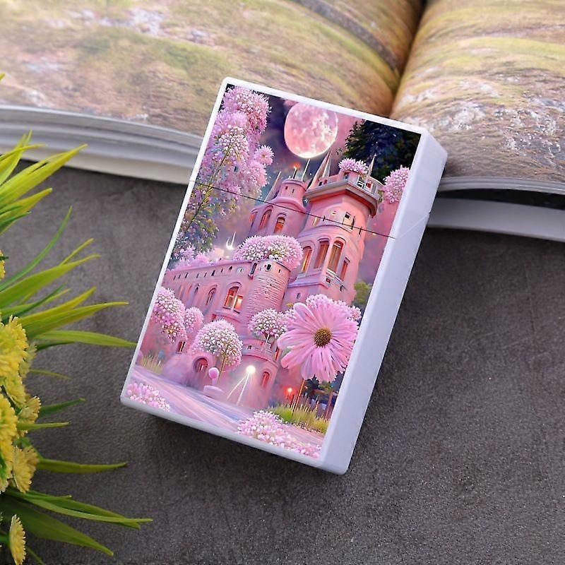 2024 Cross-Border Cigarette Case 20 Pcs Statue Of Liberty Skull Anti-Pressure Moisture-Proof Cigarette Case Engraving