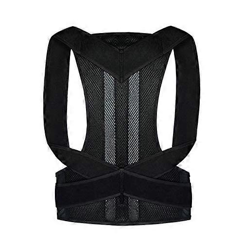 Back Support Posture Corrector Back Posture Support (Black XXL)