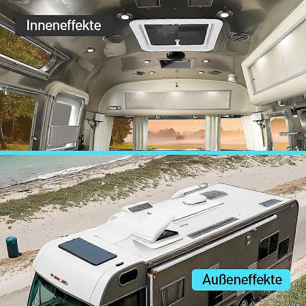 Dachluke Dachfenster Dachhaube 355x355mm Wohnwagen Wohnmobil Caravan 14x14 DE MK07907