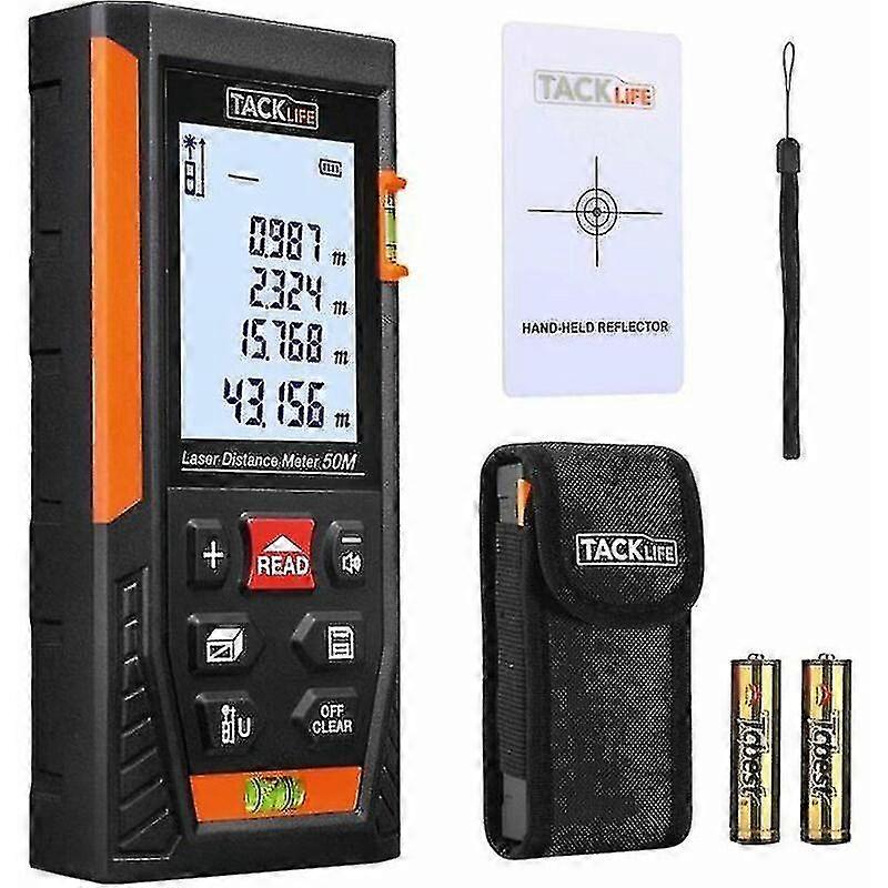 Laser Distance Measurer with 2 Levels and Mute Function, Suitable for Certain Brands