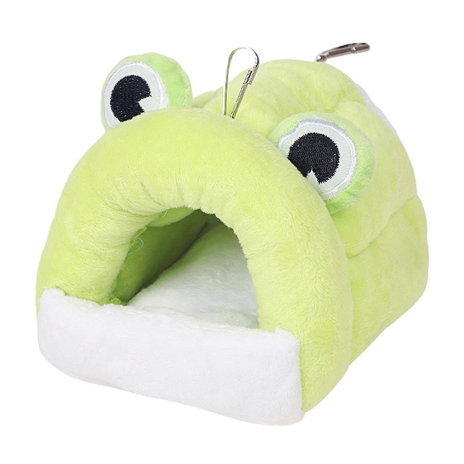 Hamster Bed Small Pet Hideout Compatible With Hamsters, Dwarf Rabbits, Hedgehogs, Winter Nest Cage Accessory