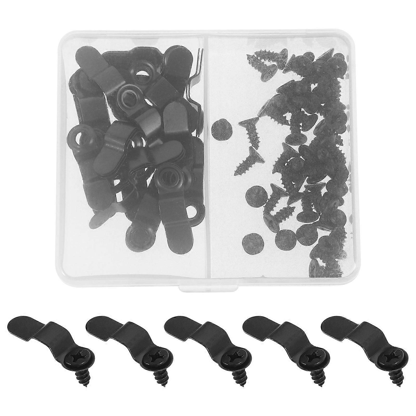Metal Picture Frame Mounting Clips Securing Artwork Frame Picture Assembly 50Sets