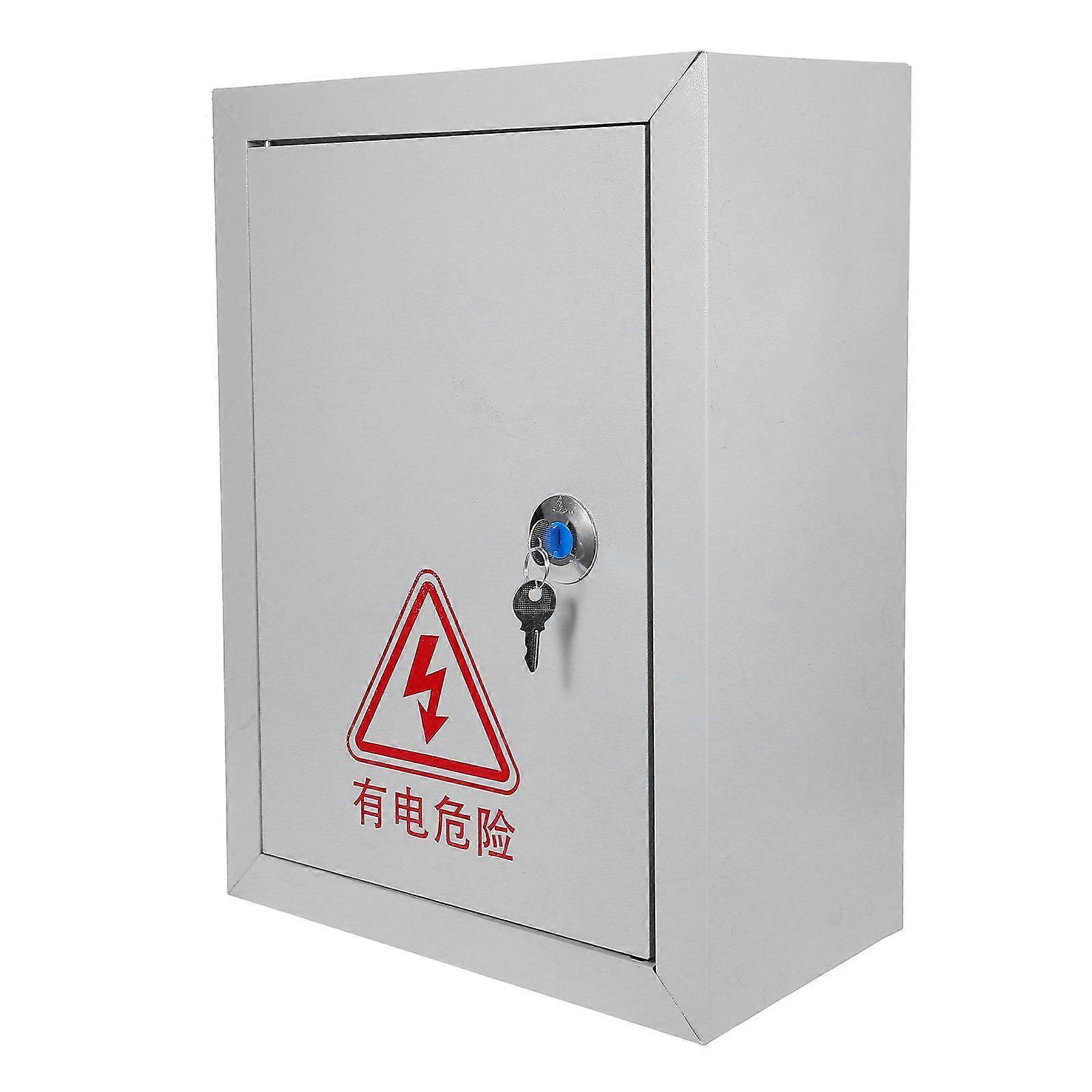 Electrical Panel Cover Waterproof Distribution Box Office Users Power Distribution Metal Reliability 1Pack